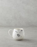 Taurus New Bone China Mug 325 ml Black-White-Gold