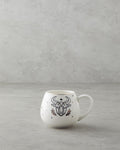 Taurus New Bone China Mug 325 ml Black-White-Gold