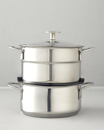 Terra 4 Piece Stainless Steel Cook-Storage Set Steel