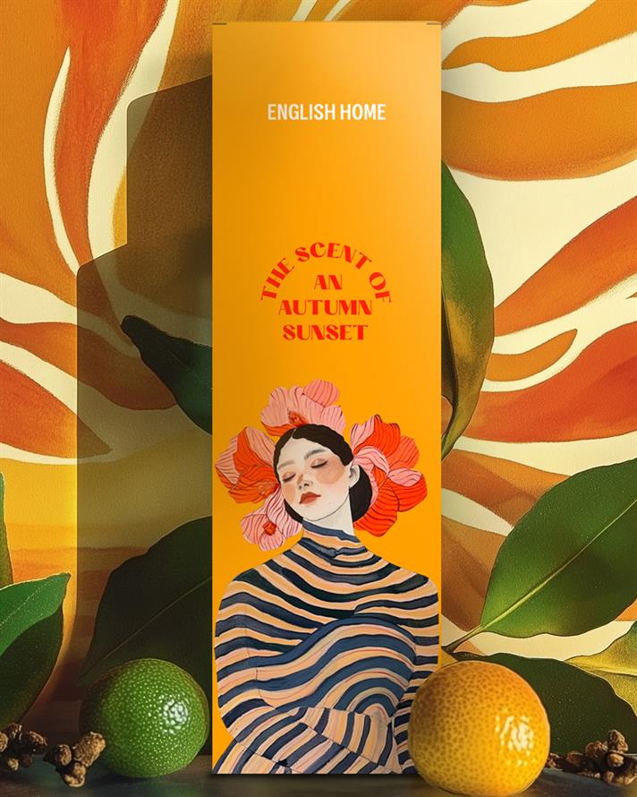 The Scent of an Autumn Sunset Bar Room Fragrance 200 ml Orange