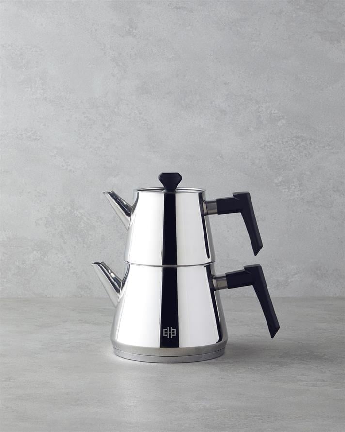 Tia Steel Teapot 0.75 L-1.75 L Black