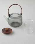 Tiara Borosilicate Glass Teapot 600 ml Grey