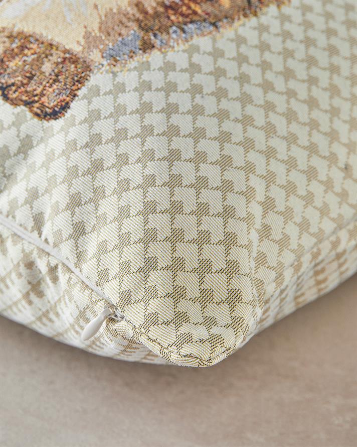 Tilo Tapestry Cushion Cover Beige