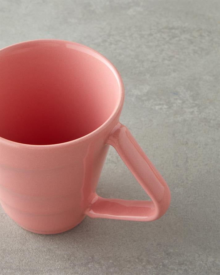 Twisty Ceramic Mug 255 ml Pink