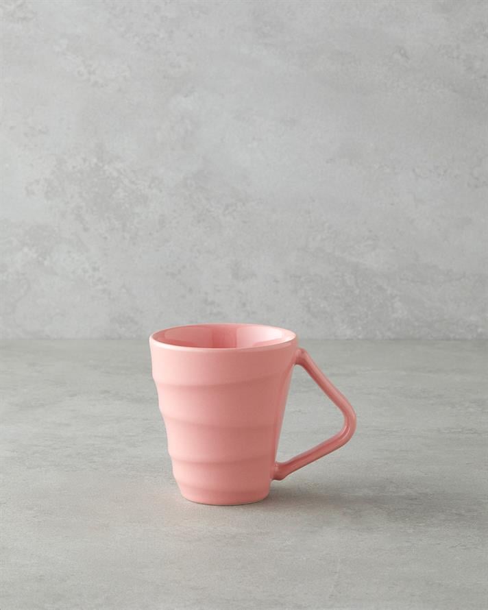 Twisty Ceramic Mug 255 ml Pink