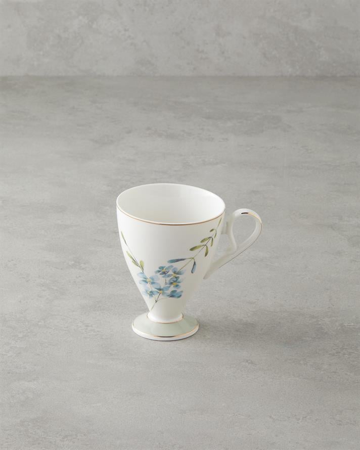 Valentina New Bone China Mug 300 ml Light Green