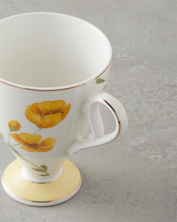 Valentina New Bone China Mug 300 ml Yellow