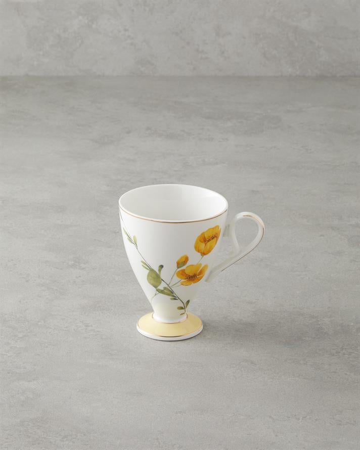 Valentina New Bone China Mug 300 ml Yellow