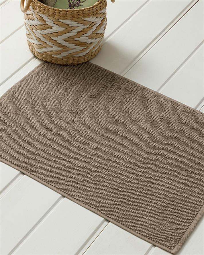 Vanity Brass Foot Towel 50x70 cm Dark Beige