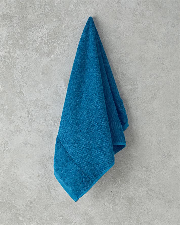 Velvet Touch Cotton Face Towel 50x80 cm Blue