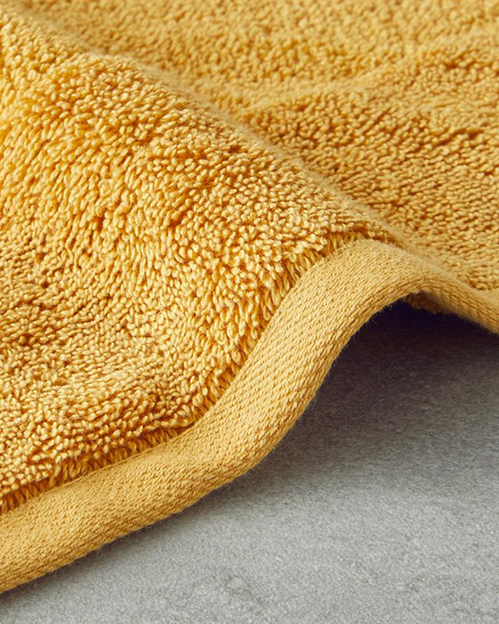 Velvet Touch Cotton Face Towel 50x80 cm Yellow