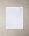 Vier Cotton Embroidered Hand Towel Set of 4 30x40 cm White