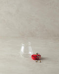 Vintage Borosilkat Jar Red