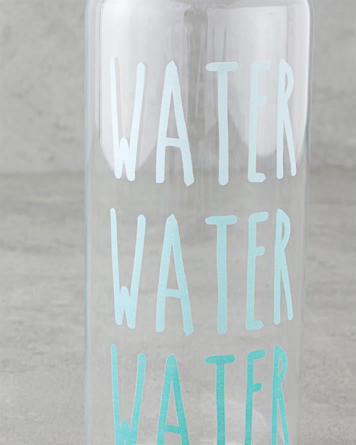 Watery Glass Bedside Pitcher 750 ml+250 ml Blue