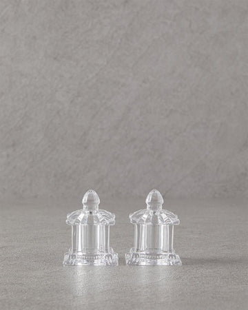 Yuna Glass Salt Shaker - Pepper Shaker Transparent